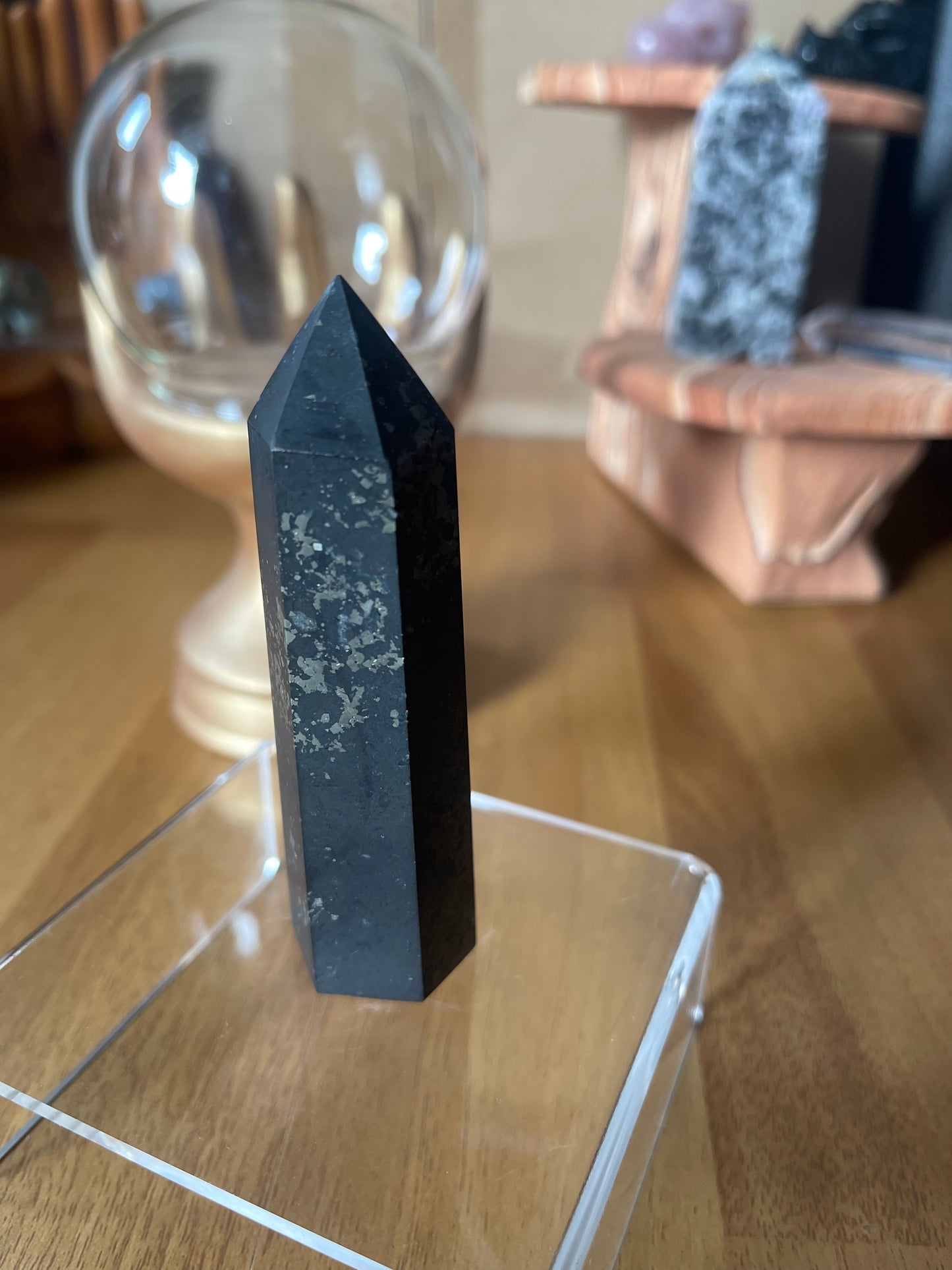 Shungite w/ Pyrite Towers